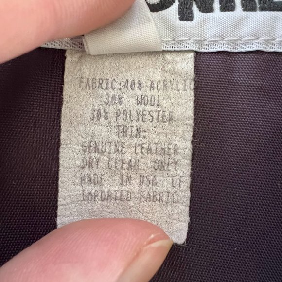 Vintage Wool Plaid Field Jacket with Fringe  - L - New Frontier - Picture 5 of 7